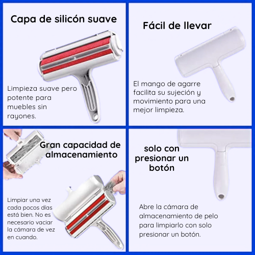 Removedor de pelo reutilizable